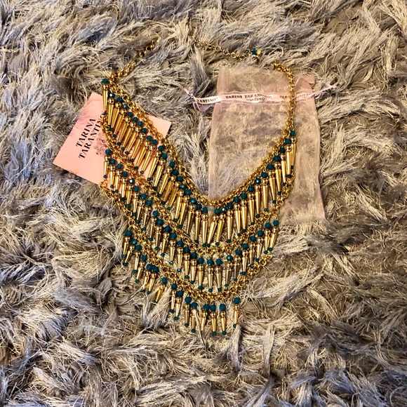 Topkapi Tarina Gotham wAtErFaLL Swarovski Tarantino New necklace dustbag - Picture 3 of 6